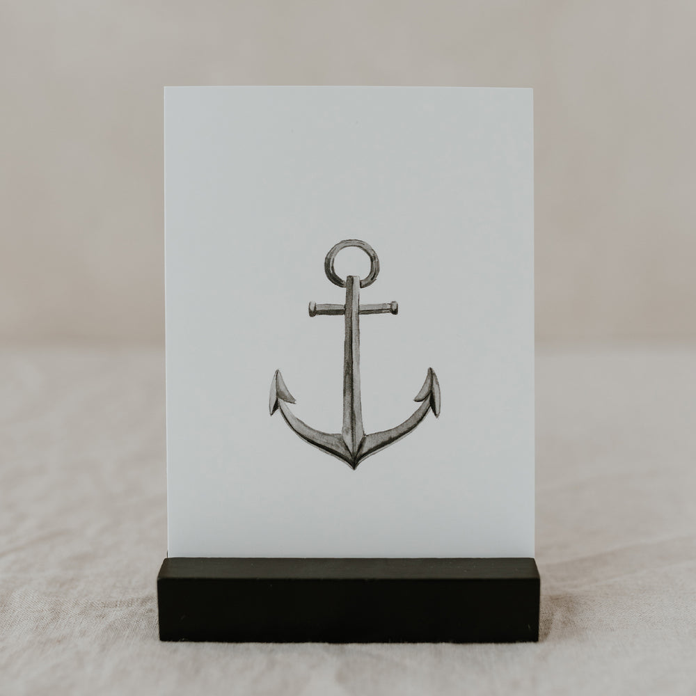Watercolor card anchor (PU = 10 pieces)