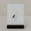 Watercolor card Seagull (PU = 10 pieces)