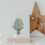 Aquarellkarte Christmas Tree (UE = 10 Pièces)