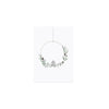 Watercolor card Christmas Wreath (PU = 10 pieces)