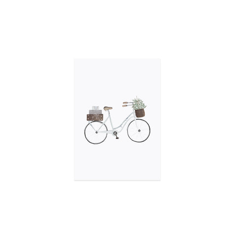 Aquarellkarte Christmas Bicycle (VE = 10 Stück)