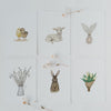 Watercolor card Rabbit (PU = 10 pieces)