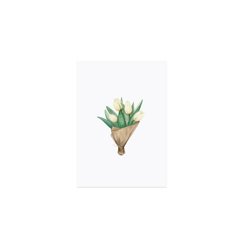 Aquarellkarte Tulips (VE = 10 Stück)