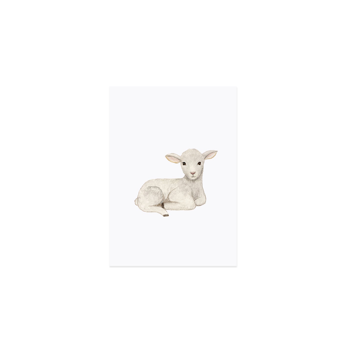 Aquarellkarte Lamb (UE = 10 Pièces)