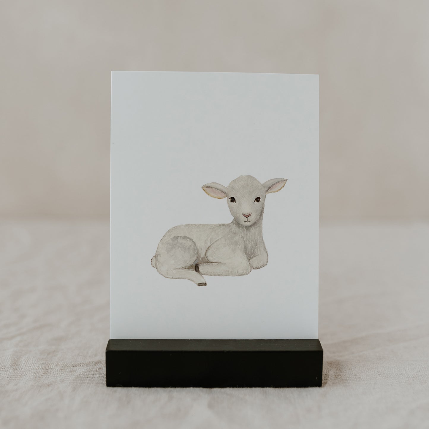 Aquarellkarte Lamb (UE = 10 Pièces)