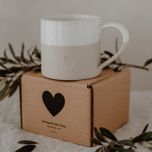 Große Tasse Herz  (VE = 4 Stück)