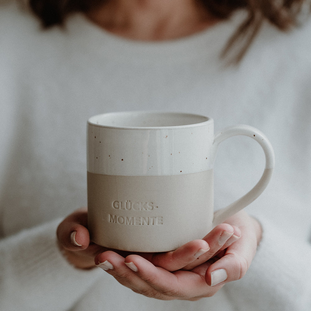 Große Tasse Glücksmomente (VE = 4 Stück)