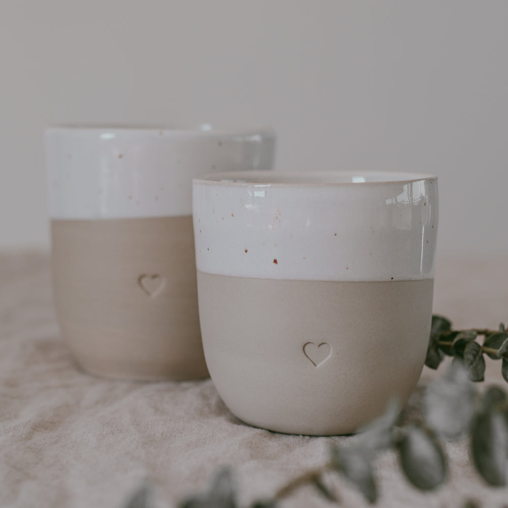Petite Gobelet de coeur (UE = 4 Pièces)
