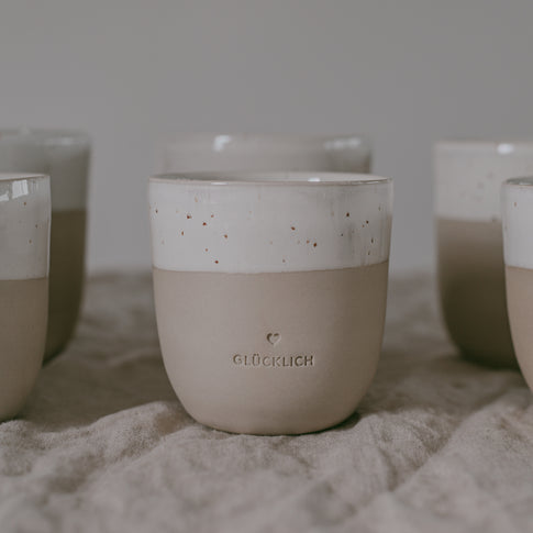 Kleiner Becher Glücklich (VE = 4 Stück)