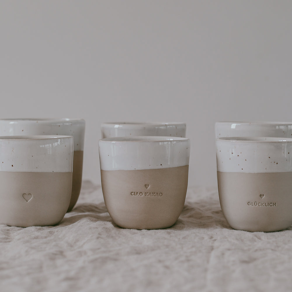 Kleiner Becher Glücklich (VE = 4 Stück)