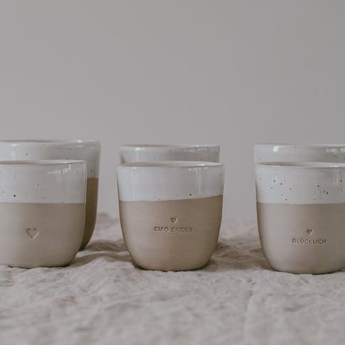 Kleiner Becher Glücklich (VE = 4 Stück)