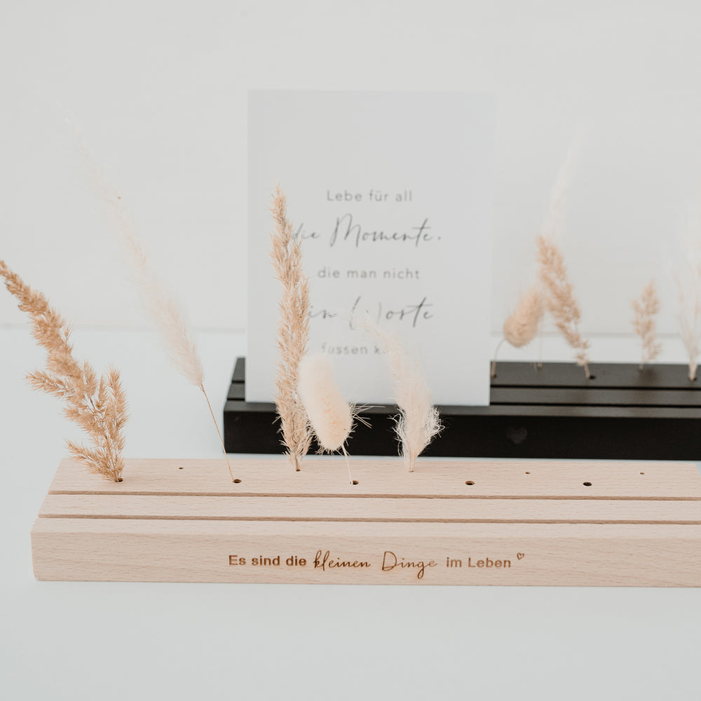 Großer Karten- Blumenständer 25cm Herz weiss (VE= 6 Stk.)