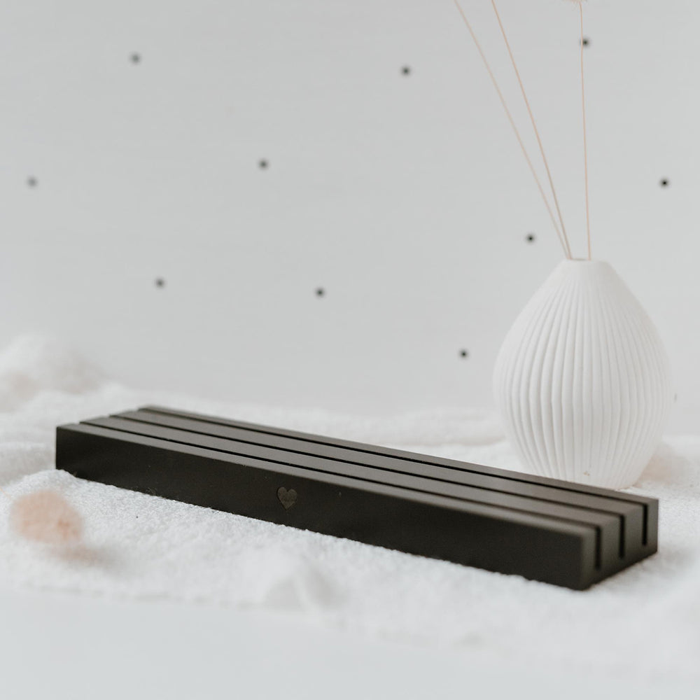 Kartenständer - 25cm Herz schwarz (VE = 6 Stk.)