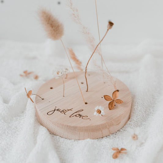 Flowergram 11 cm "Just love" (VE = 6 Stk)