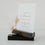 Karten- und Blumenhalter 2er Set - 12 cm Herz schwarz (VE= 6 Sets)