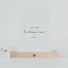 Porte cartes lot de 2 - 15cm coeur (UE = 6 Ensembles)