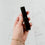 Porte cartes lot de 2 - 10,5cm coeur noir (UE = 6 Ensembles)
