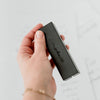 Porte cartes lot de 2 - 10,5cm coeur noir (UE = 6 Ensembles)