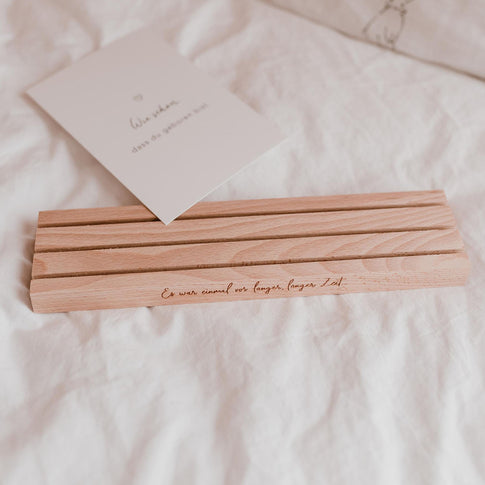 Large Card Stand 25cm Vor Langer Zeit - natural (PU= 6 pcs.)
