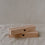 Card and flower holder set of 2 - 12 cm heart natural (PU= 6 sets)
