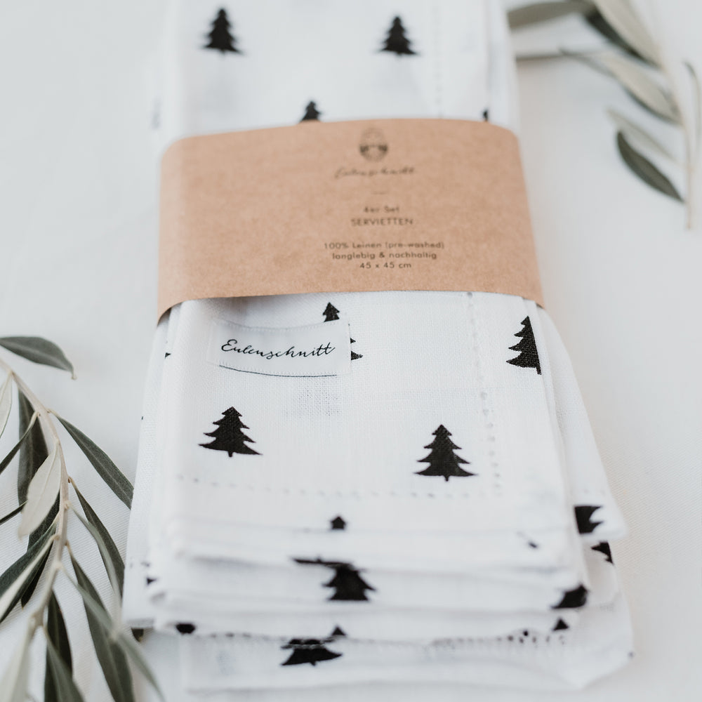 Napkins firs in a set of 4 (PU = 5 pieces)