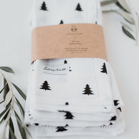 Napkins firs in a set of 4 (PU = 5 pieces)
