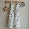 Linen tea towels firs in a set of 2 (PU = 5 pieces)
