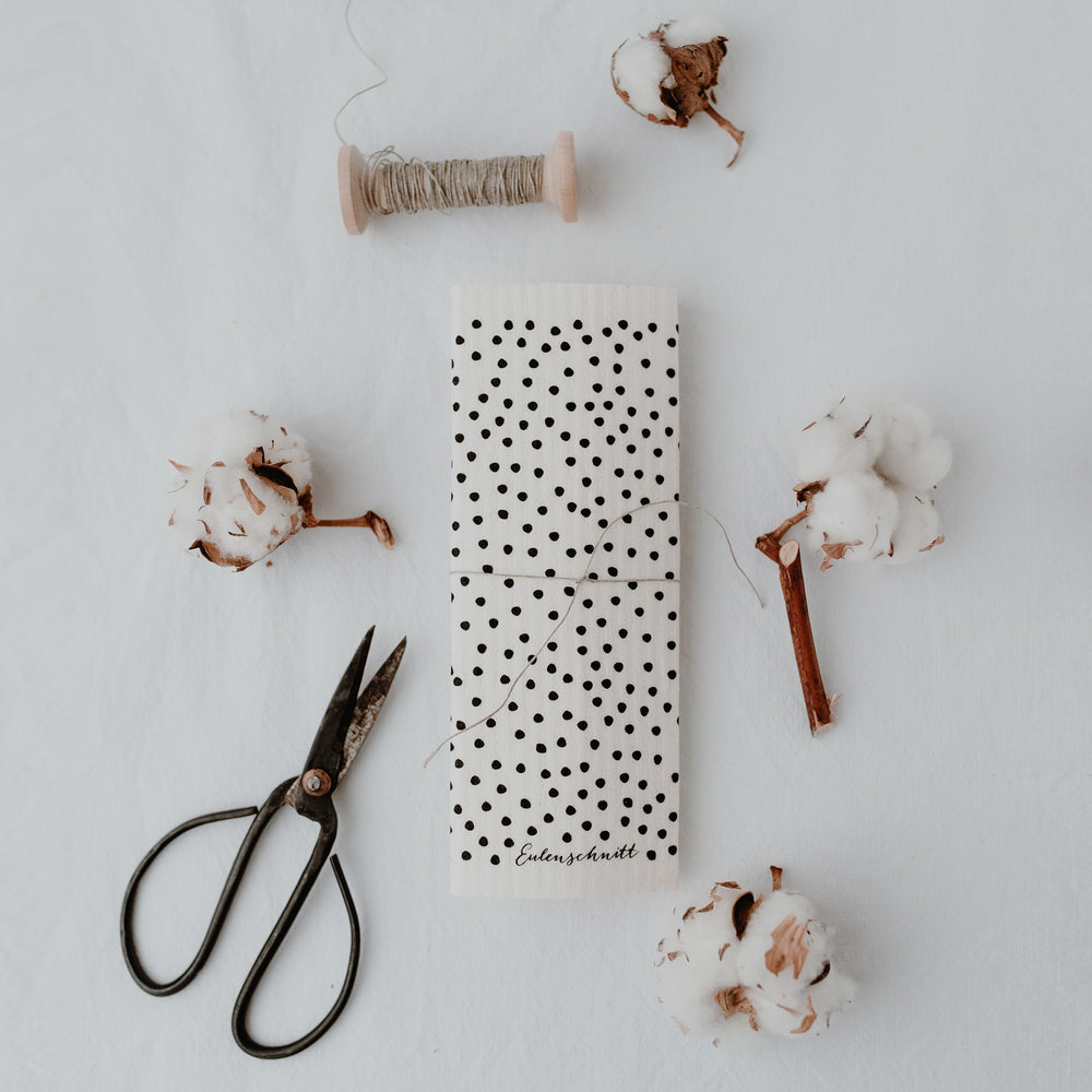 Sponge cloths dots in a set of 3 (PU = 10 pieces)