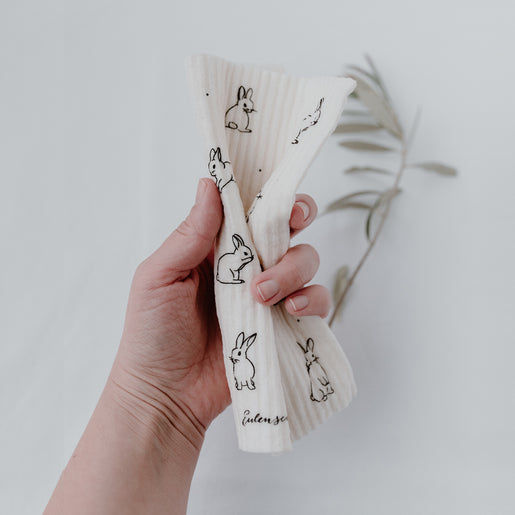 Schwammtücher Kaninchen im 3er Set (VE = 10 Stück)