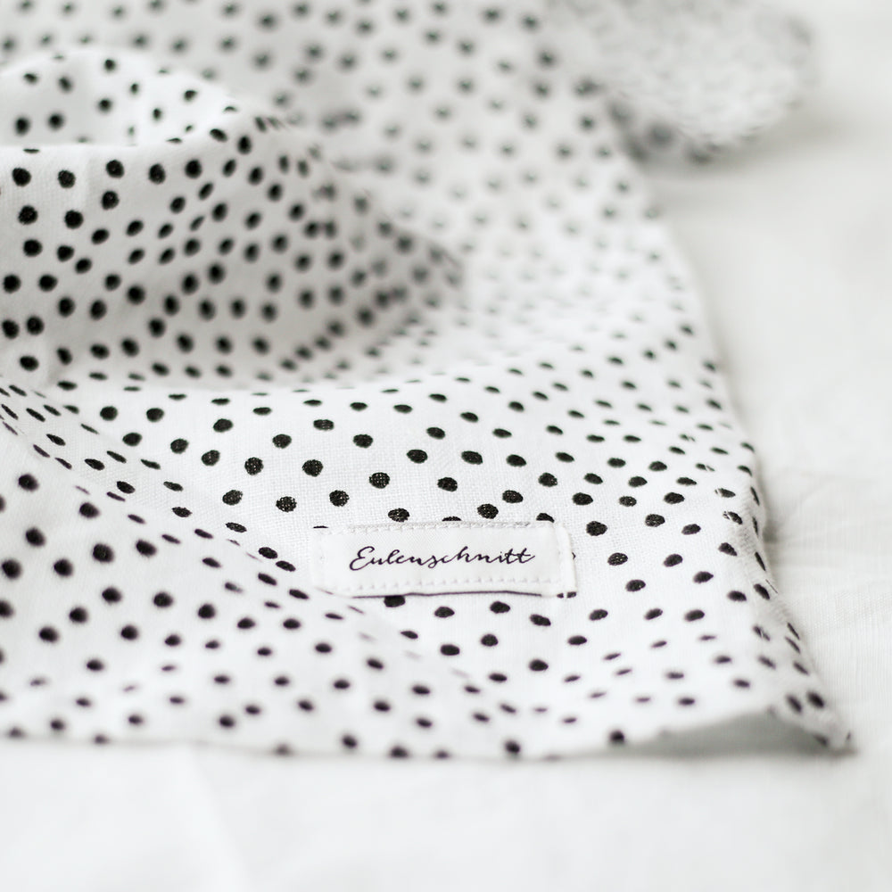 Leinen Tischläufer Punkte 140 x 40 cm (VE = 4 Stk.)