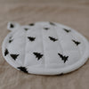 Linen potholders firs (= 5 pcs.)