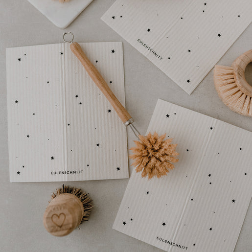 Schwammtücher Sterne 3er Set (VE = 10 Stück)