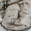 Sac à baguette en lin (UE = 6 Pièces)