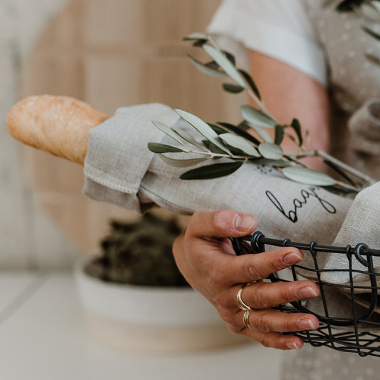 Sac a baguette aus Leinen (VE = 6 Stk)