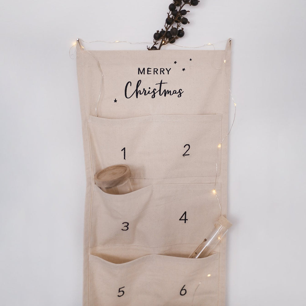 Adventskalender Merry Christmas 30 cm (1 VE = 3 Stk.)