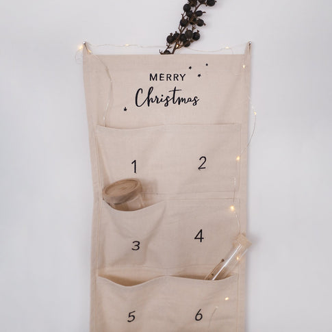Adventskalender Merry Christmas 30 cm (1 VE = 3 Stk.)