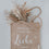 Jute shopper love (PU = 5 pieces)