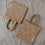 Cabas en jute en lot de 2 Etoiles (UE = 5 Pièces)
