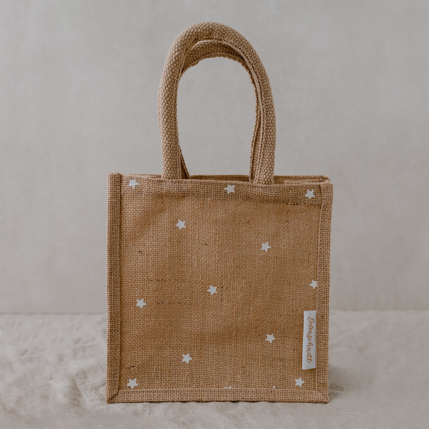 Cabas en jute en lot de 2 Etoiles (UE = 5 Pièces)