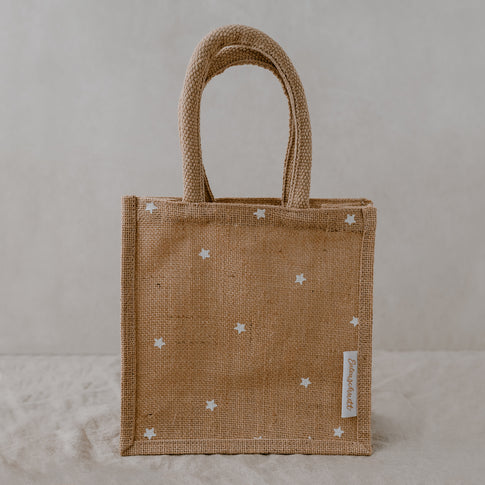 Cabas en jute en lot de 2 Etoiles (UE = 5 Pièces)