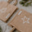 Mini jute shopper star & fir (PU = 5 pieces)