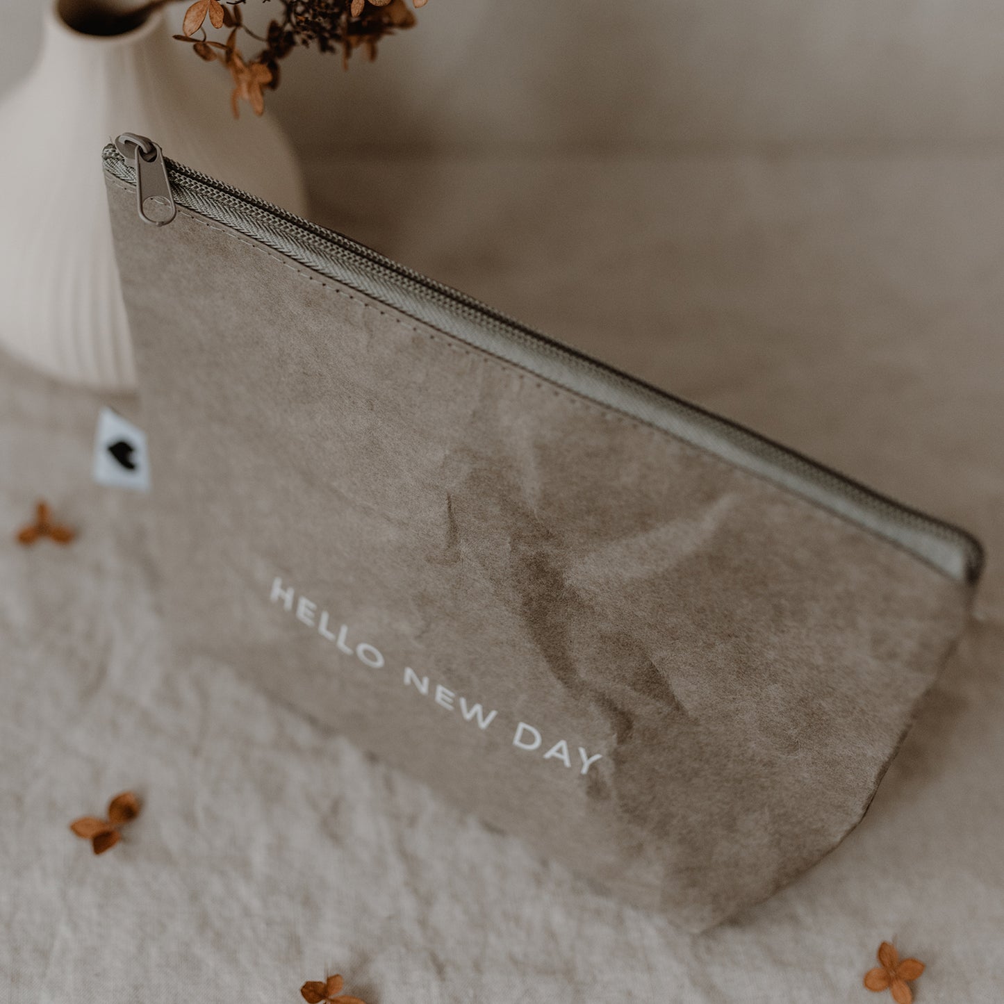 Kosmetiktasche Hello New Day (VE = 6 Stück)