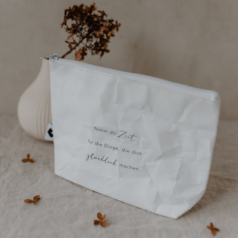 Kosmetiktasche Nimm dir Zeit (VE = 6 Stück)