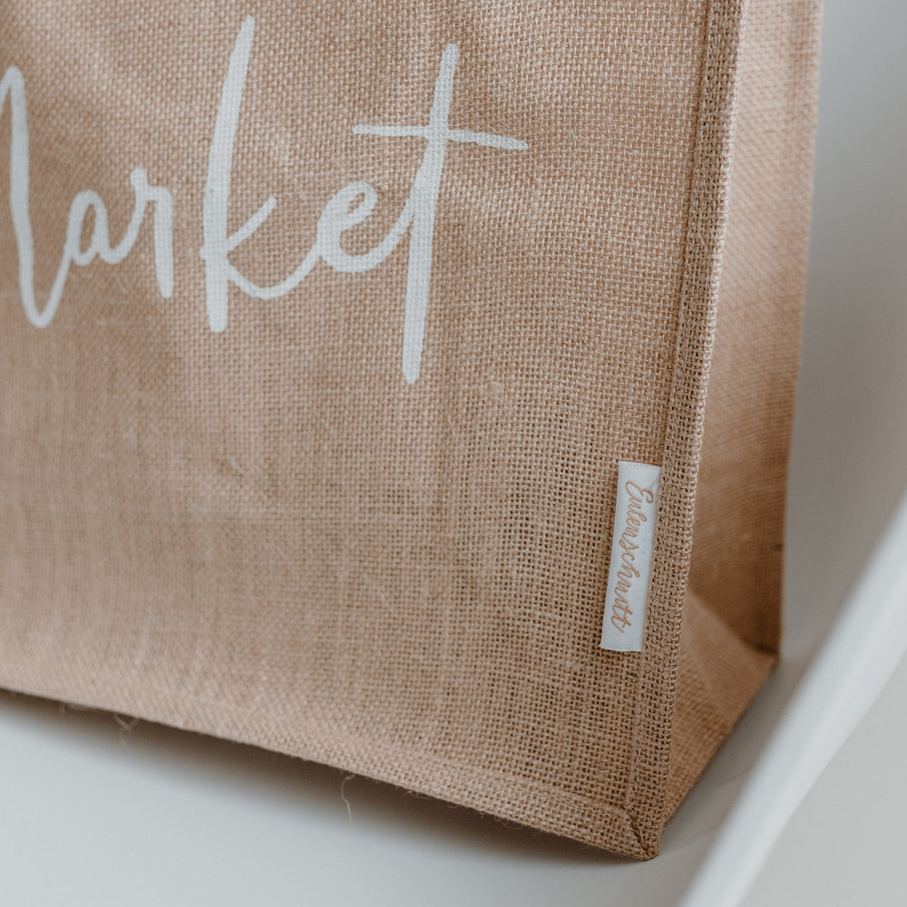 Jute Shopper To the market (VE = 5 pieces)
