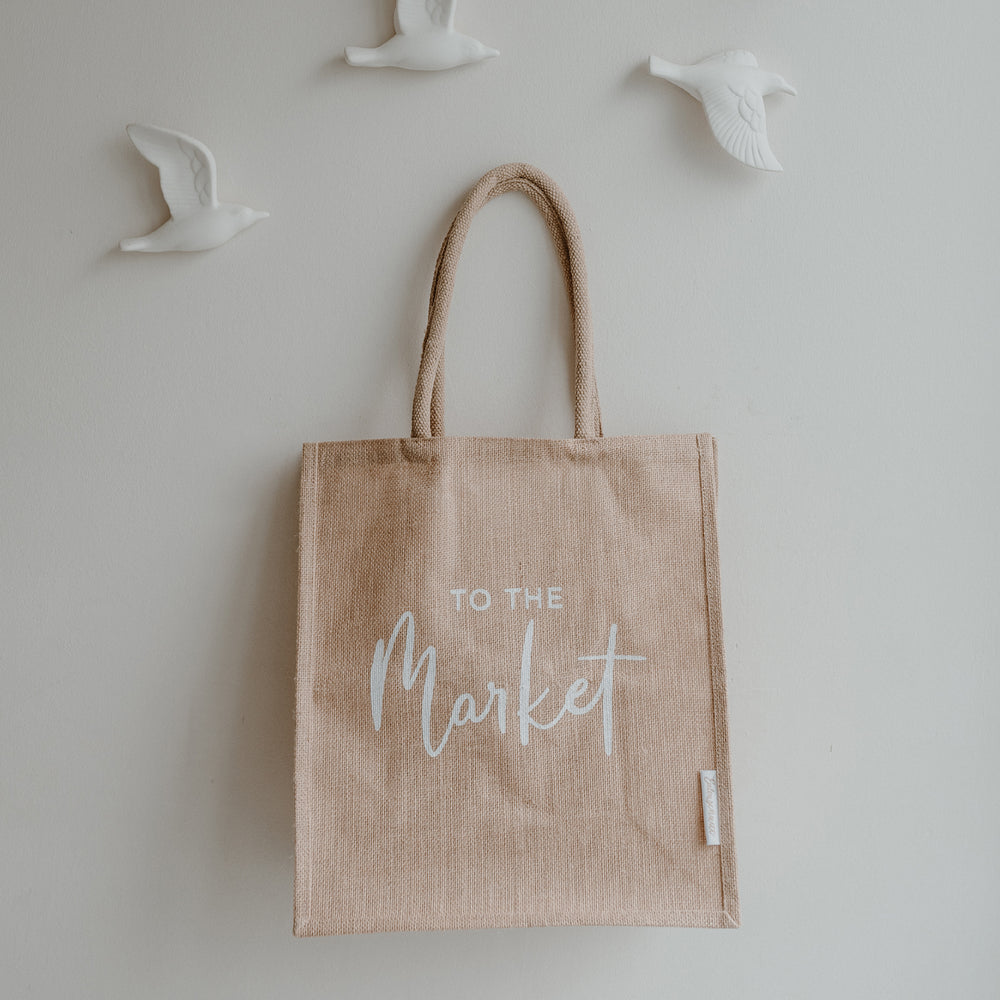 Jute Shopper To the market (VE = 5 pieces)