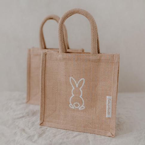 Mini jute shopper Tulip & Hasi (VE = 5 pieces)