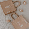 Mini jute shopper Tulip & Hasi (VE = 5 pieces)
