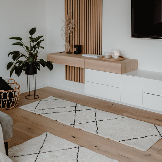 Tapis couloir tissé Lines 200x70cm (UE= 3 Pièces)