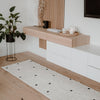 Tapis couloir tissé à pois 200x70cm (UE= 3 Pièces)