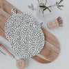 Linen potholder dots (PU = 5 pieces)